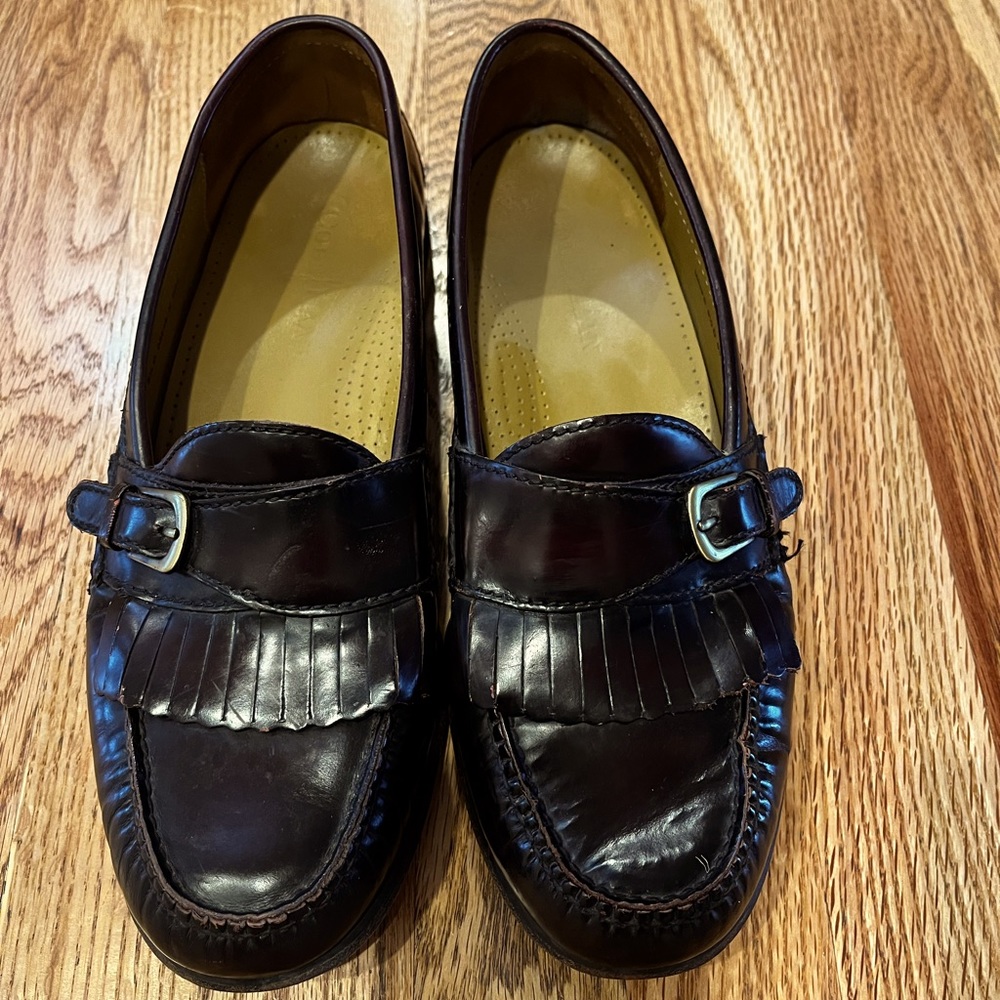 Used Cole Haan Buckle Loafers.